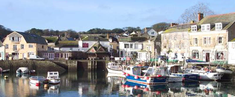 Padstow  harbour with fishing boats -Holidays